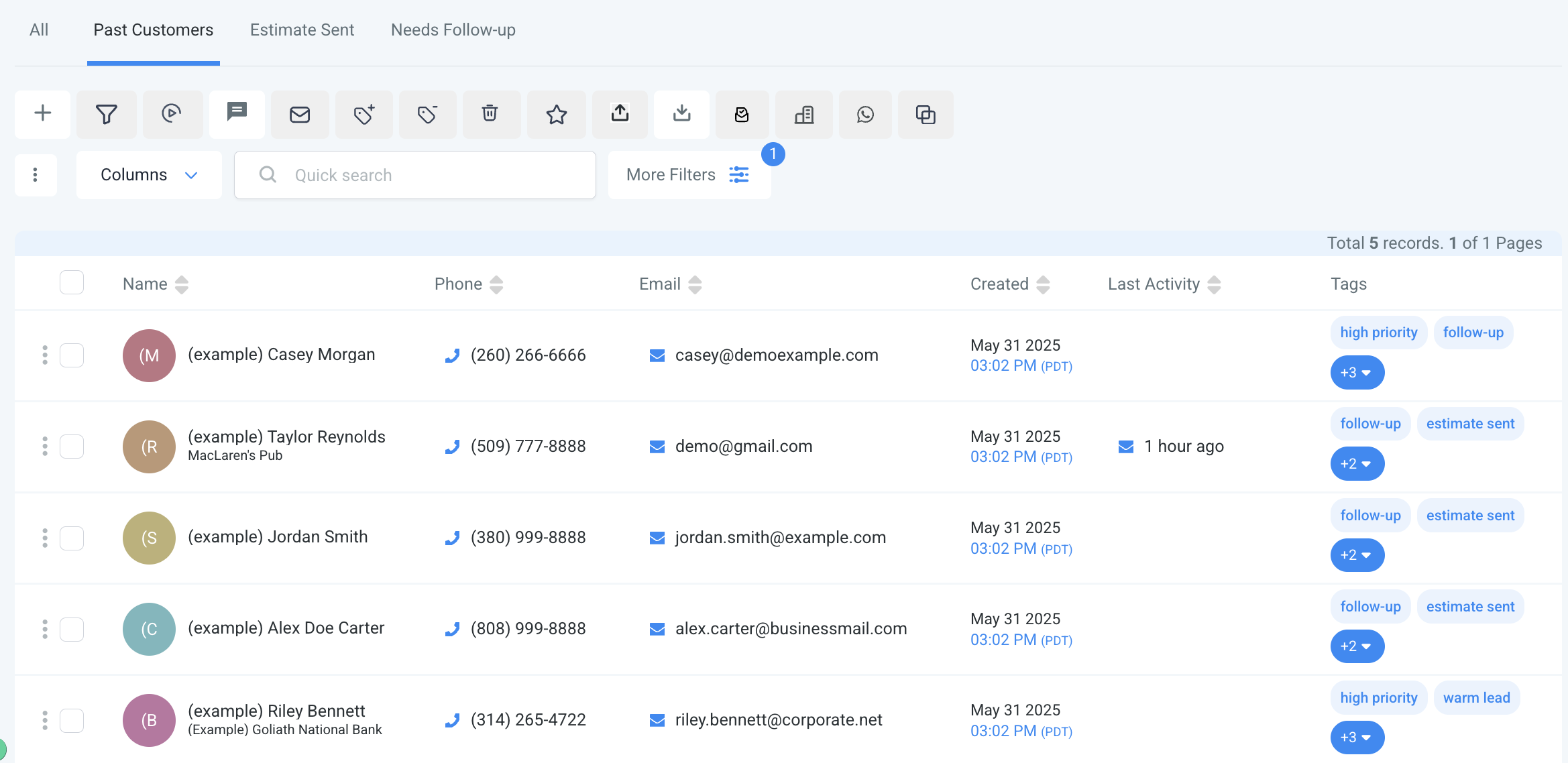 All Your Customer Info in One Place